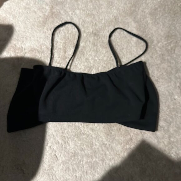 NWT Windsor Sz S Adorable Black Crop Top w Large Bow - Picture 7 of 8